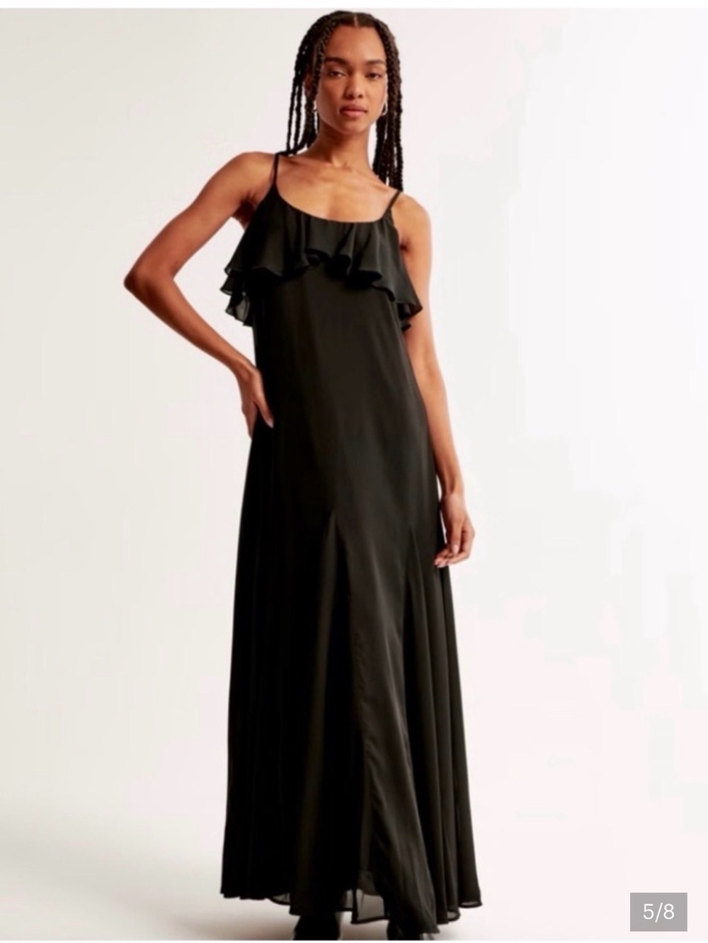 Abercrombie and Fitch Maxi Dress-Brown/Tan